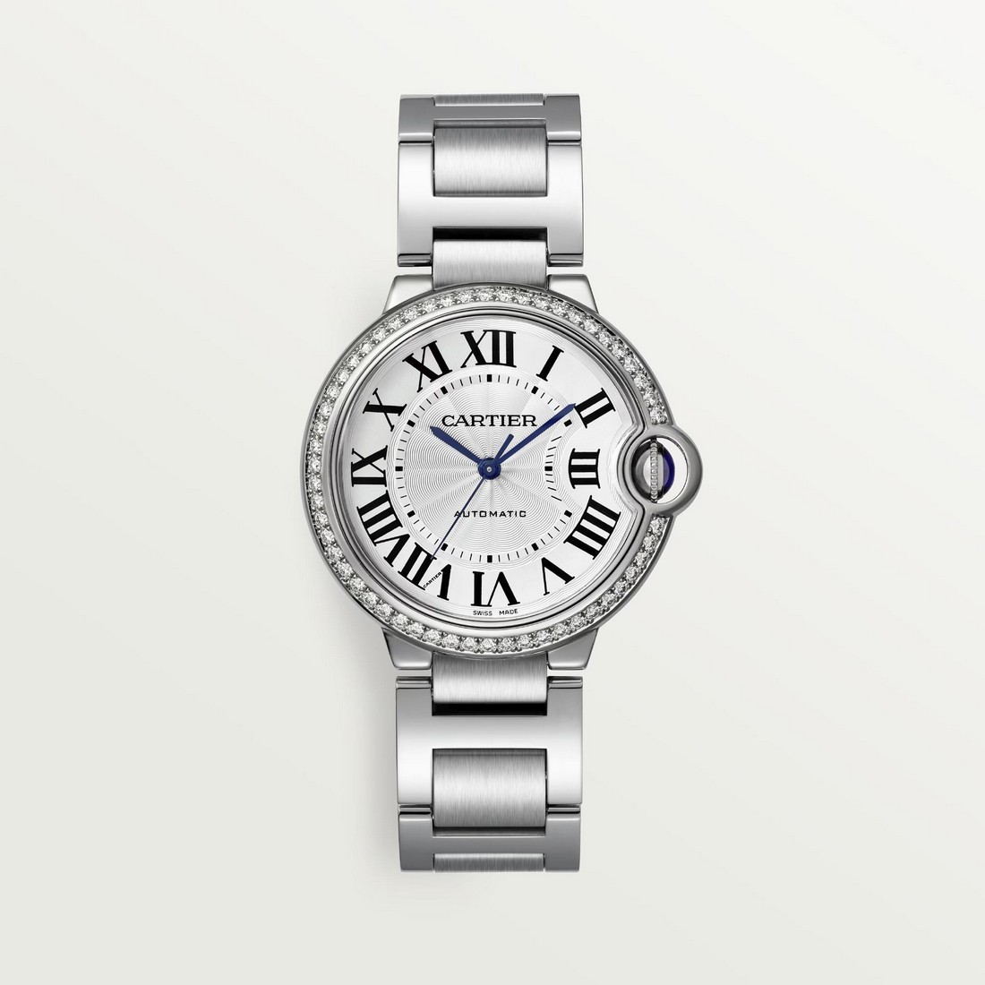 Đồng Hồ Cartier Ballon Bleu De Cartier Watch 36mm Nữ Xám